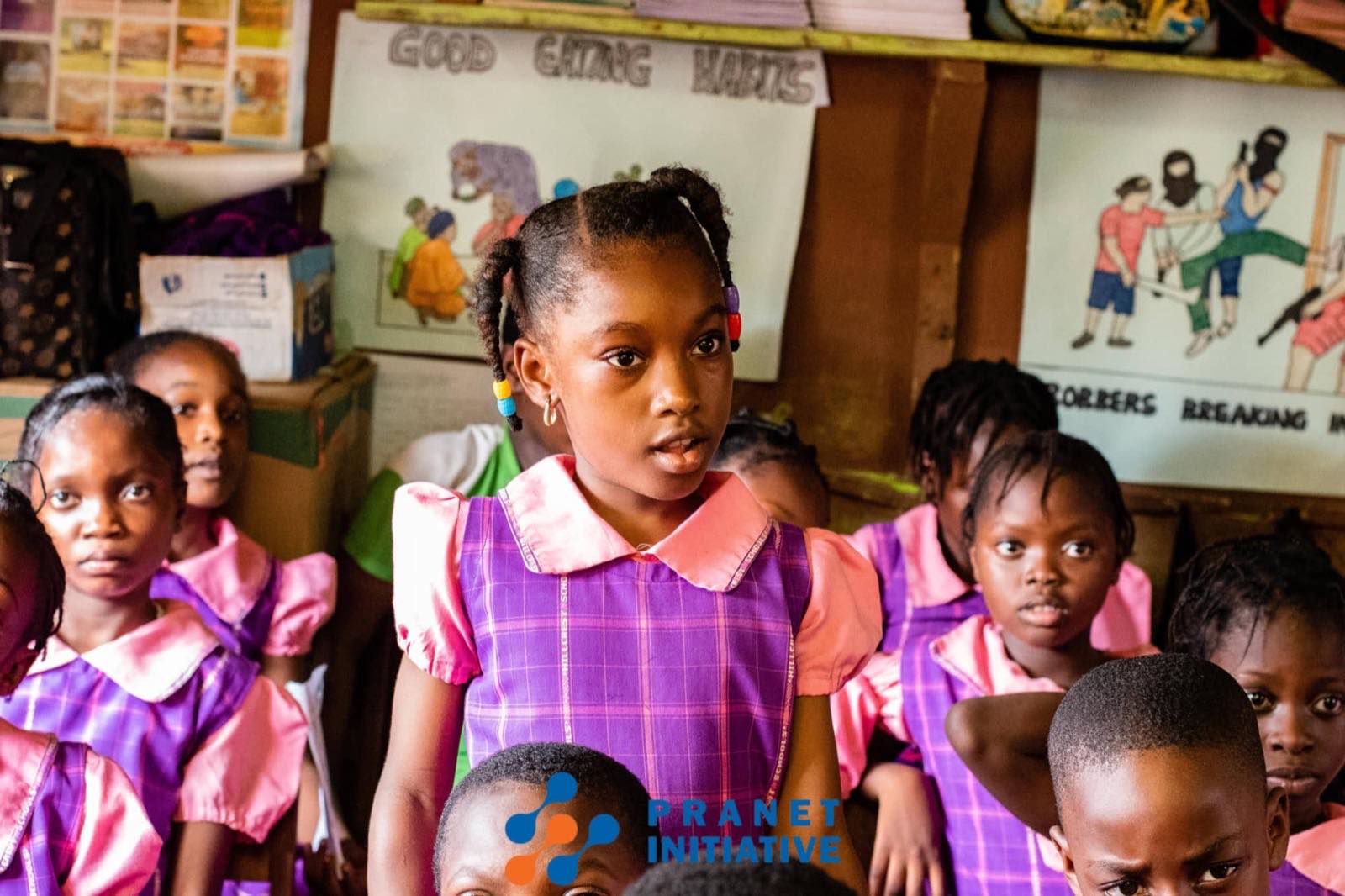 Children in a classroom session